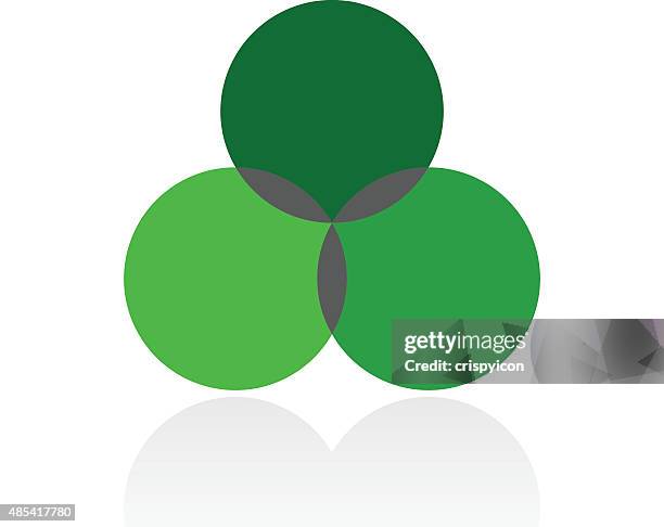 venn diagram icon on a white background. - venn diagram stock illustrations