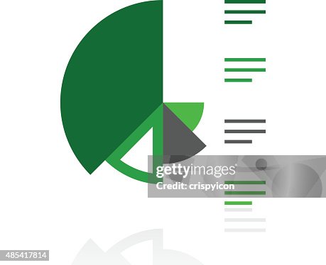 Coxcomb Chart icon on a white background. Coxcomb Chart icon on a white background.