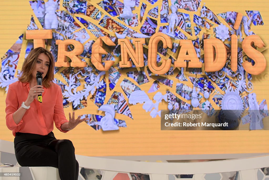 Sandra Barneda Presents 'Trencadis' 8TV Campaign Presentation
