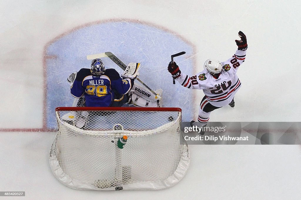 Chicago Blackhawks v St. Louis Blues - Game One