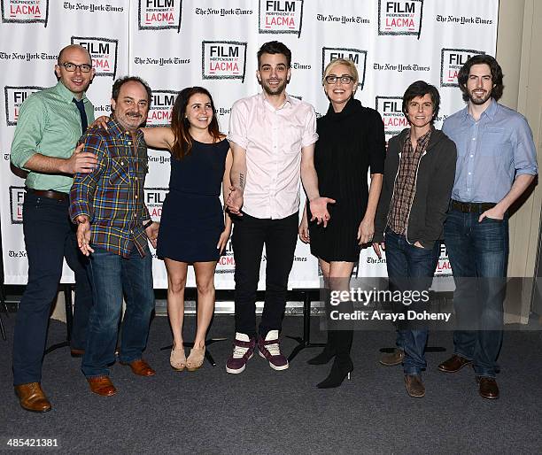 Paul Scheer, Kevin Pollak, Mae Whitman, Jay Baruchel, Sharon Stone, Tig Notaro and Jason Reitman attend the Film Independent At LACMA live read of...