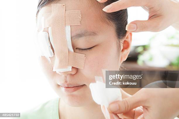 Bandage In Eye Eye Bandage Photos and Premium High Res Pictures - Getty Images