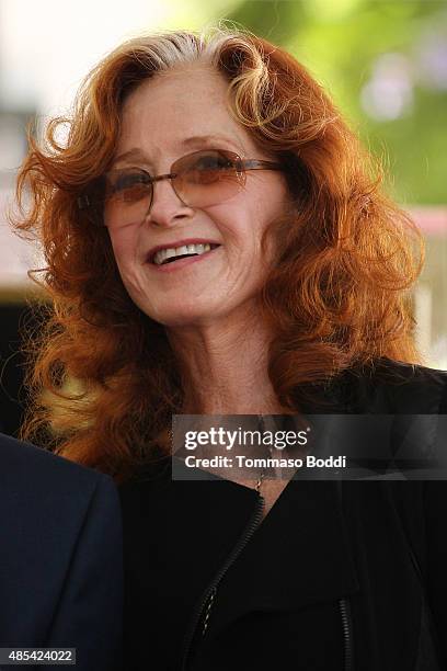 Singer Bonnie Raitt attends a ceremony honoring music executive Joe Smith wtih a star on The Hollywood Walk of Fame on August 27, 2015 in Hollywood,...