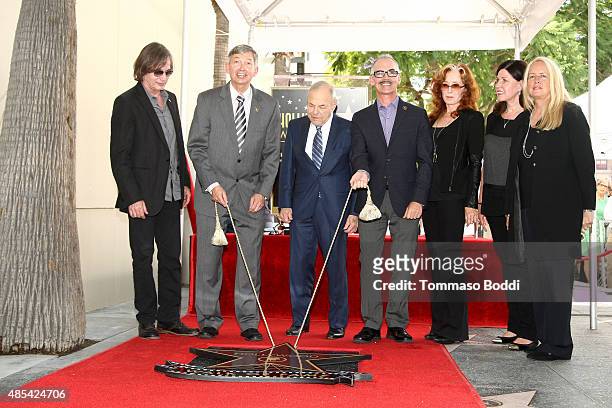 Singer Jackson Browne, CEO of the Hollywood Chamber of Commerce Leron Gubler, music executive Joe Smith, politician Mitch O'Farrell, singer Bonnie...
