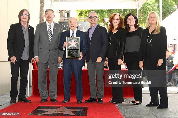 Singer Jackson Browne, CEO of the Hollywood Chamber of Commerce Leron Gubler, music executive Joe Smith, politician Mitch O'Farrell, singer Bonnie...