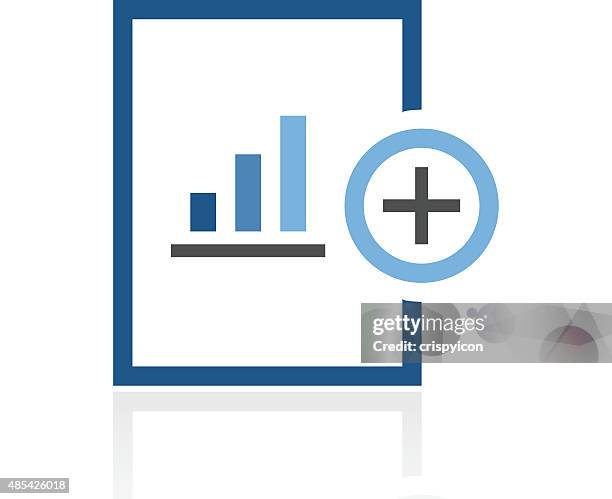 document icon on a white background. - adding value stock illustrations