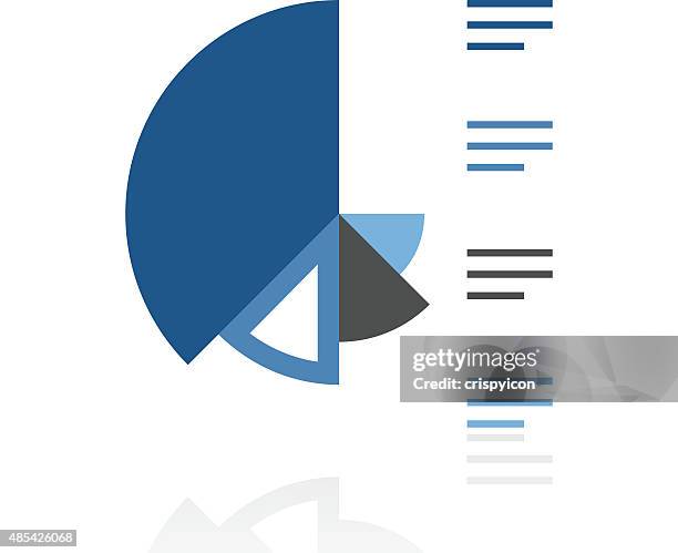 coxcomb chart icon on a white background. - feathery amaranth stock illustrations