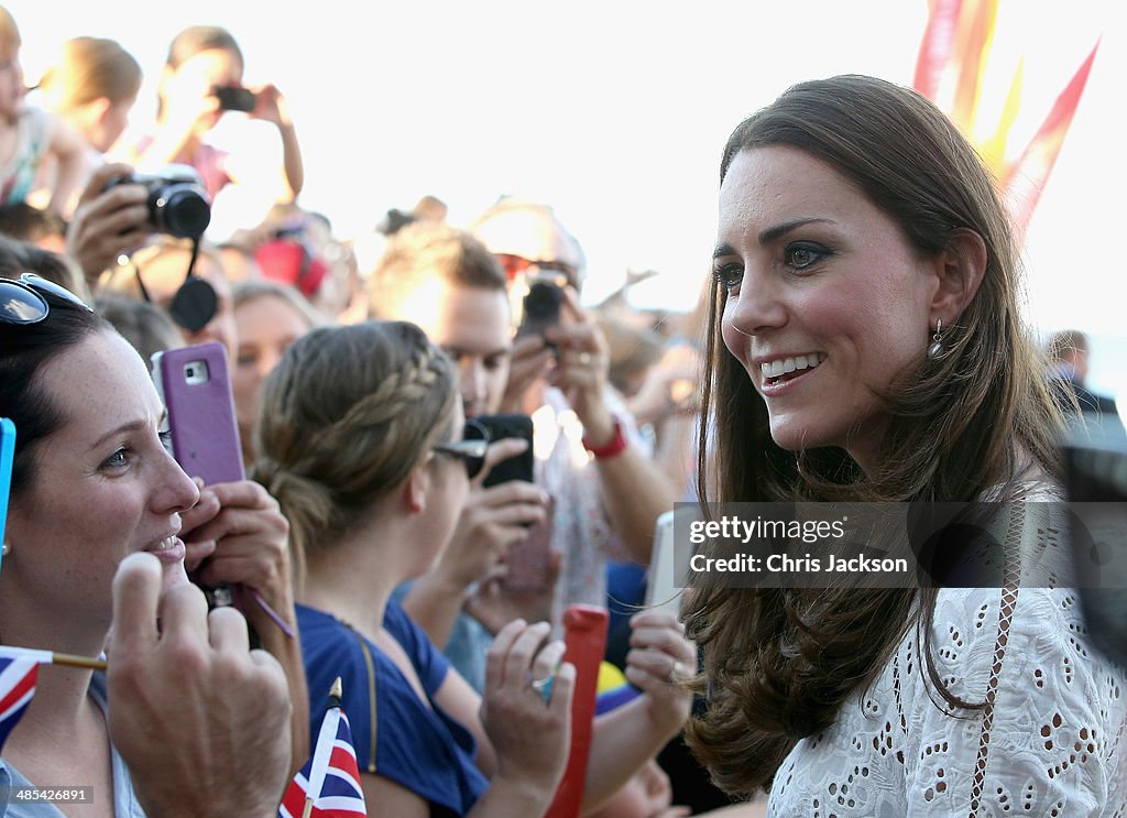 The Duke And Duchess Of Cambridge Tour Australia And New Zealand - Day 12