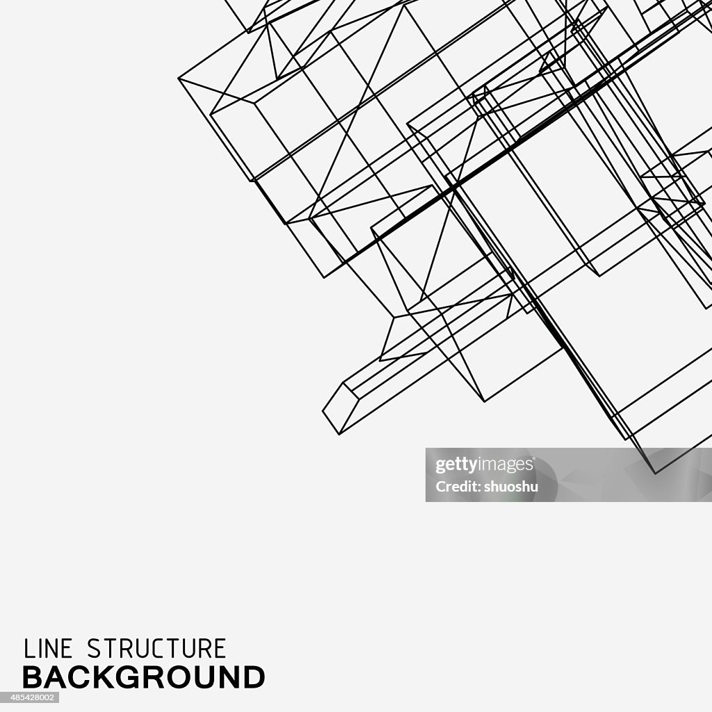 Structural Line Work Line Structure Background High-Res Vector Graphic - Getty Images