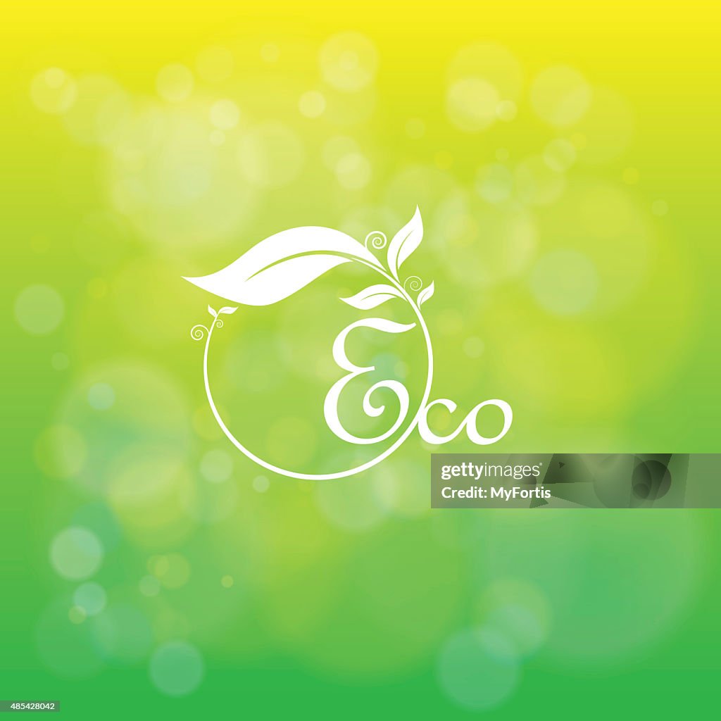 Simple Eco Background The Eco Background High-Res Vector Graphic - Getty Images