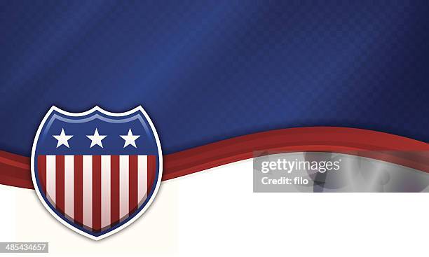 usa patriotic shield background - red and blue background 幅插畫檔、美工圖案、卡通及圖標