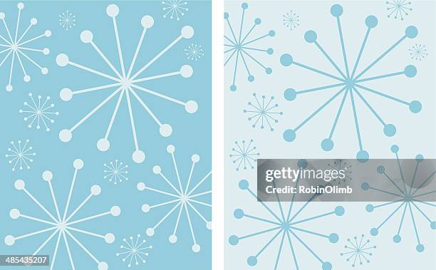 retro burst backgrounds - 60s patterns stock illustrations