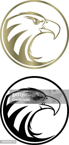eagle icon - golden eagle stock illustrations