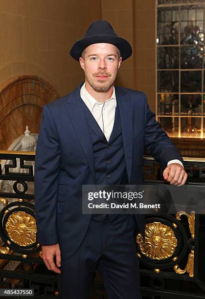 Cast member Stephen Wight attends the after party following the press night performance of "McQueen" at The Club at Cafe Royal on August 27, 2015 in...