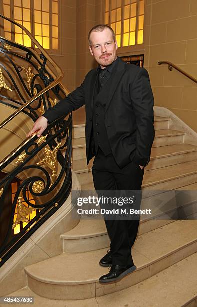 Cast member Kevin Wathen attends the after party following the press night performance of "McQueen" at The Club at Cafe Royal on August 27, 2015 in...