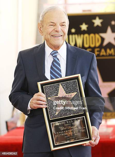 Joe Smith attends the ceremony honoring him with a Star on The Hollywood Walk of Fame on August 27, 2015 in Hollywood, California.