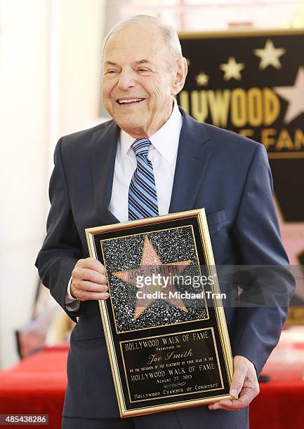Joe Smith attends the ceremony honoring him with a Star on The Hollywood Walk of Fame on August 27, 2015 in Hollywood, California.