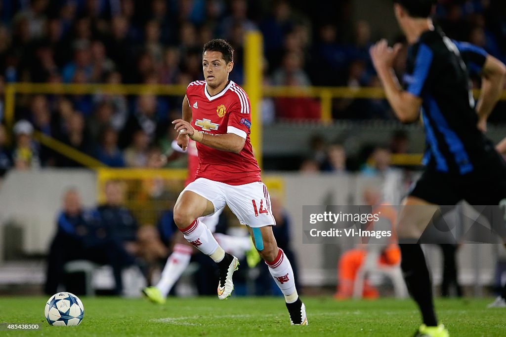 Champions league play-offs - "Club Brugge v Manchester United"