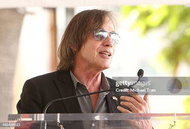 Jackson Browne attends the ceremony honoring Joe Smith with a Star on The Hollywood Walk of Fame on August 27, 2015 in Hollywood, California.