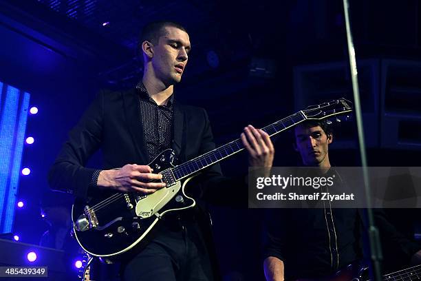 Willy Moon attends the VDKA 6100 launch at Marquee on April 17, 2014 in New York City.