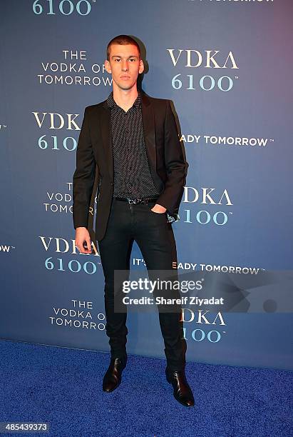 Willy Moon attends the VDKA 6100 launch at Marquee on April 17, 2014 in New York City.