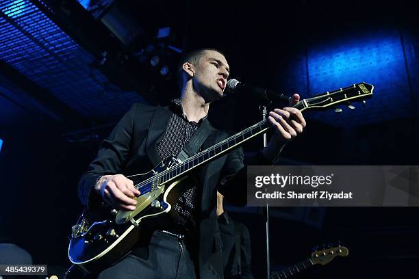 Willy Moon attends the VDKA 6100 launch at Marquee on April 17, 2014 in New York City.