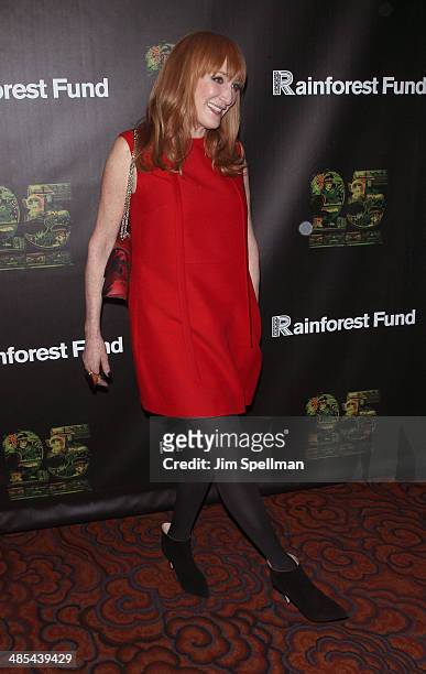 Singer/songwriter Patti Scialfa attends the 25th Anniversary Rainforest Fund Benefit at Mandarin Oriental Hotel on April 17, 2014 in New York City.