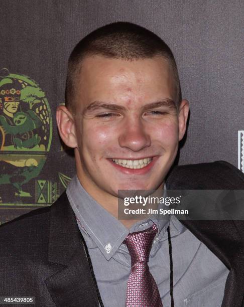 Giacomo Sumner attends the 25th Anniversary Rainforest Fund Benefit at Mandarin Oriental Hotel on April 17, 2014 in New York City.