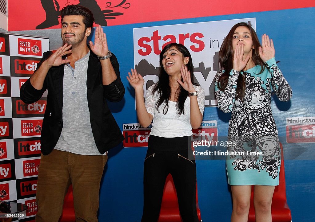 Alia Bhatt And Arjun Kapoor Promote Upcoming Movie 2 States