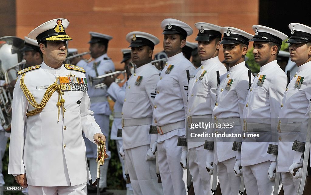 Admiral RK Dhowan Takes Over As Navy Chief