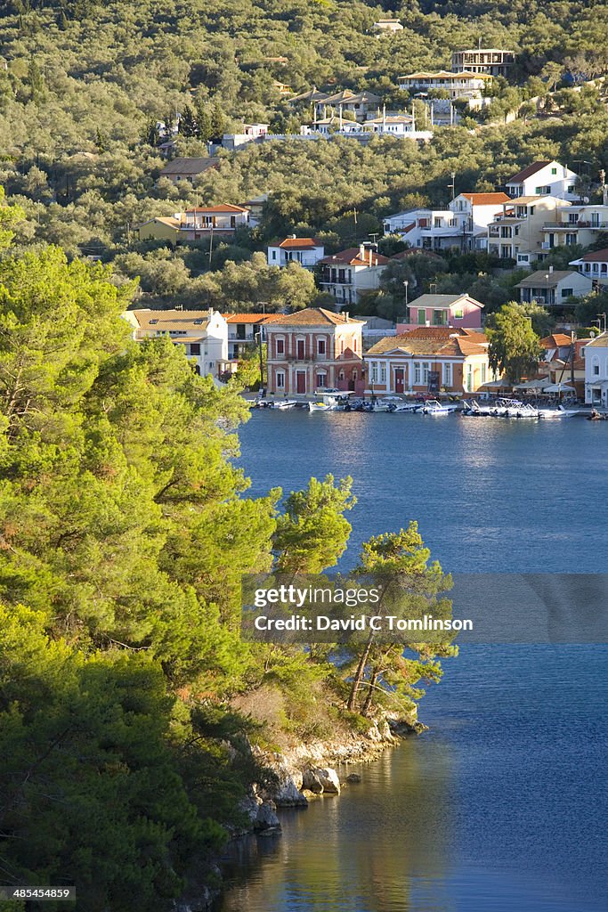 View over the harbour, Gaios, Paxos, Greece