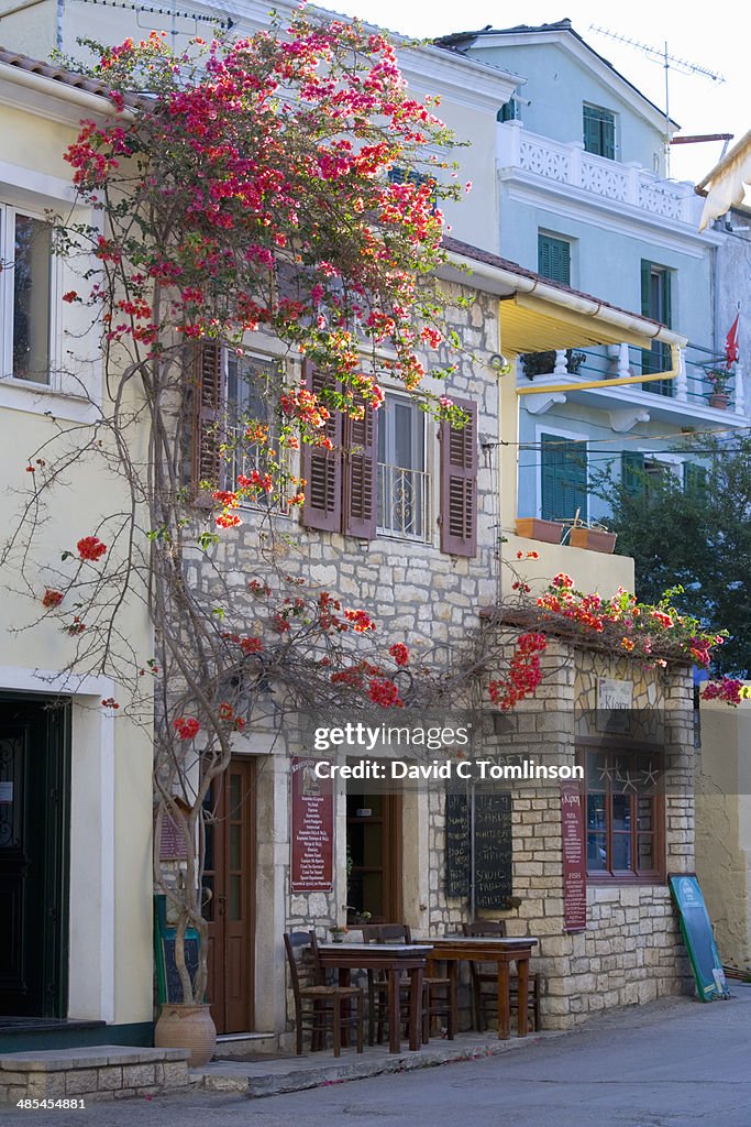 Picturesque café, Gaios, Paxos, Greece