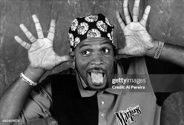 Luke Syywalker aka Luther Campbell of the rap group "2 Live Crew" poses for a portrait session in circa 1988 in New York.