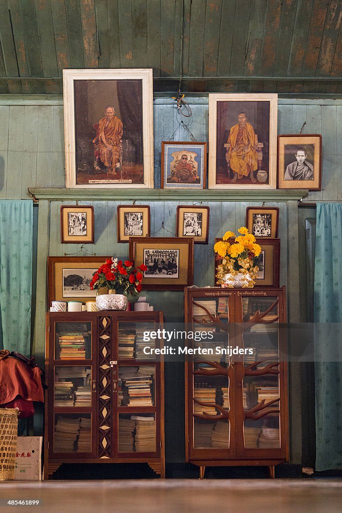 Book cabinet and photo display