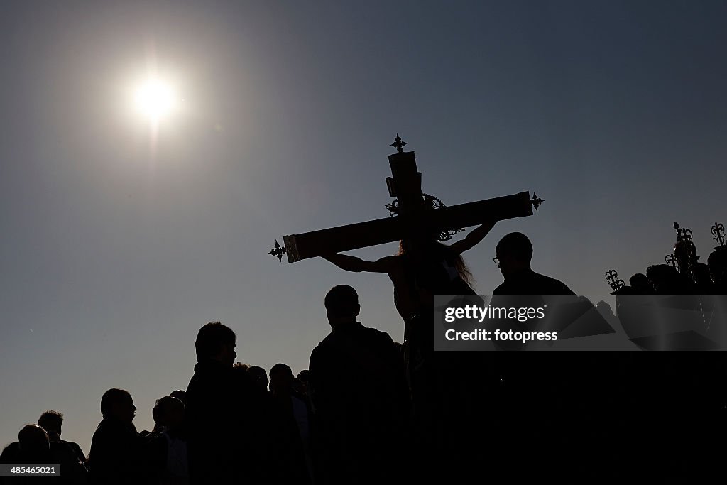 Holy Week Procession In Valencia