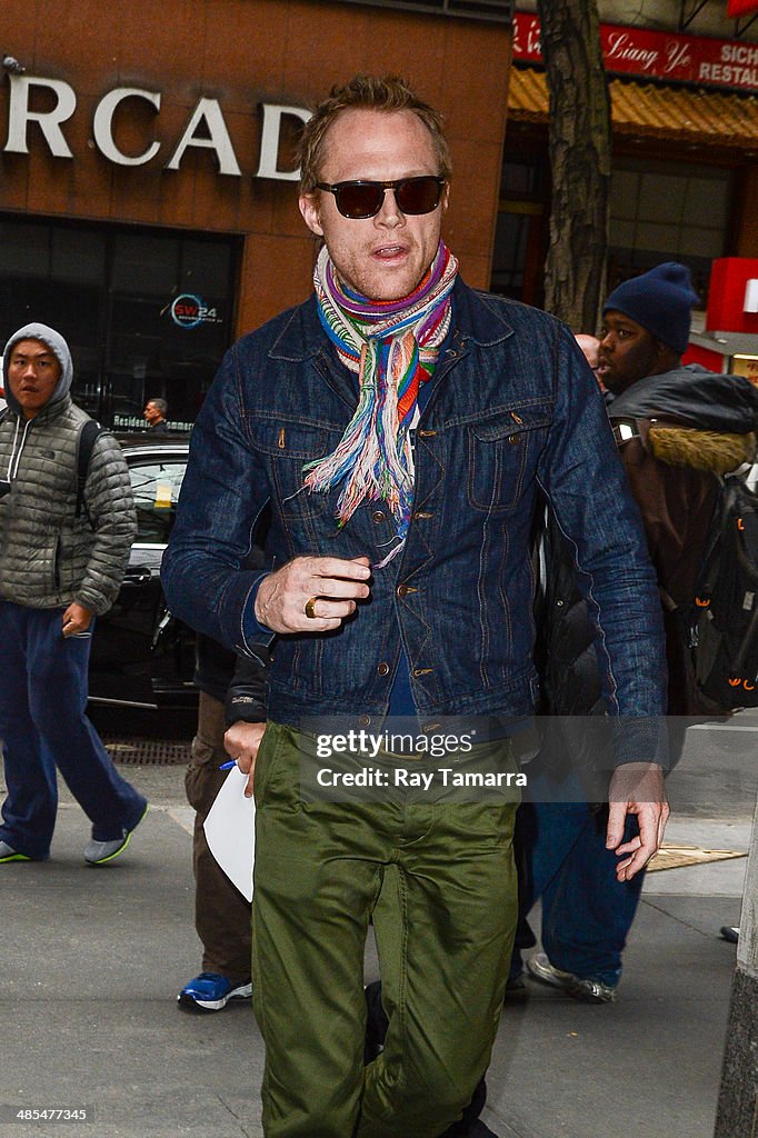 Celebrity Sightings In New York City - April 18, 2014