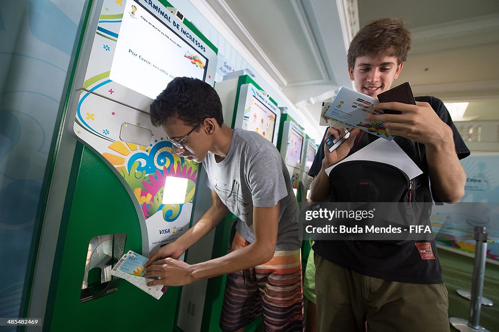 FIFA Venue Ticketing Centre Opening - 2014 FIFA World Cup Brazil