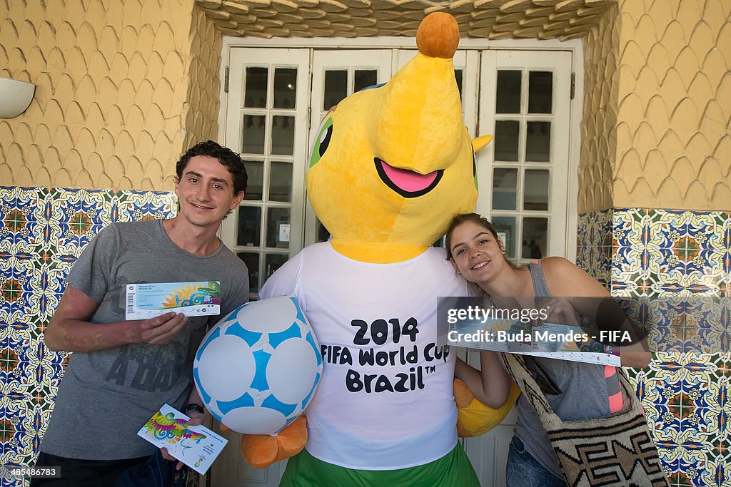 FIFA Venue Ticketing Centre Opening - 2014 FIFA World Cup Brazil