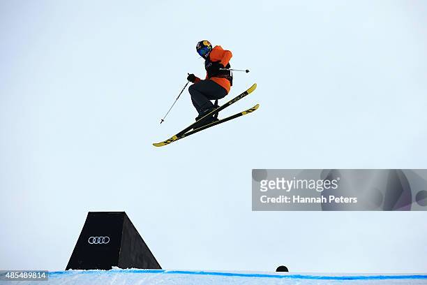 Tiril Sjaastad Christiansen of Norway competes in the FIS Freestyle Ski World Cup Slopestyle Finals during the Winter Games NZ at Cardrona Alpine...