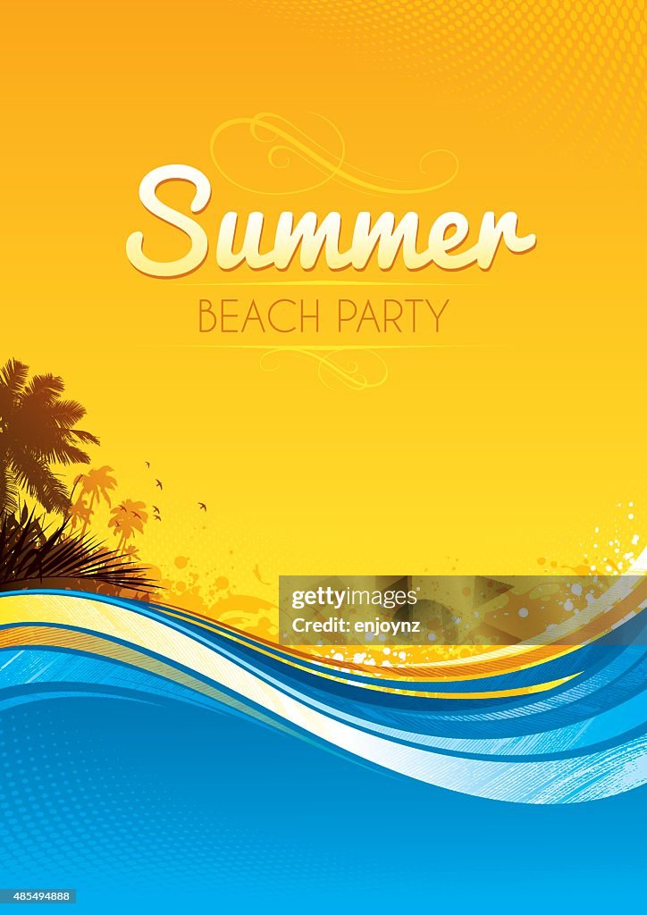 Summer party poster