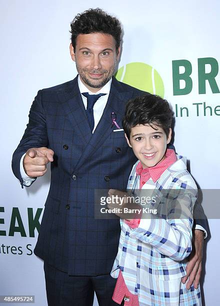 Actors Jeremy Sisto and Joshua Rush attend the special screening of Broad Green Pictures' 'Break Point' at TCL Chinese 6 Theatres on August 27, 2015...