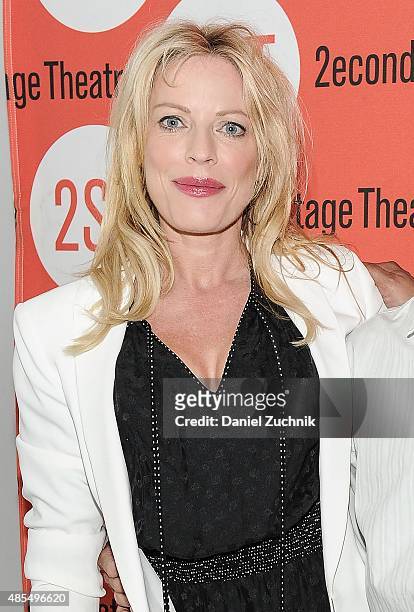 Sherie Rene Scott attends the Off-Broadway Opening Night after party for "Whorl Inside A Loop" at Second Stage Theatre on August 27, 2015 in New York...