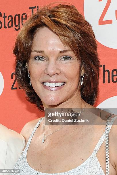 Carolyn McCormick attends the Off-Broadway Opening Night of "Whorl Inside A Loop" at Second Stage Theatre on August 27, 2015 in New York City.