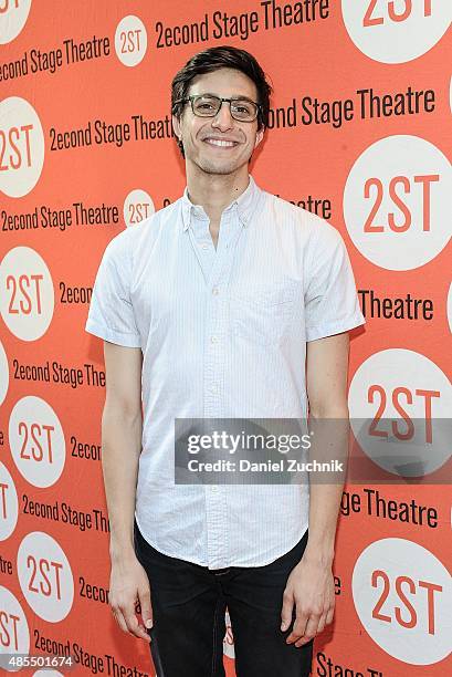 Chase Brock attends the Off-Broadway Opening Night of "Whorl Inside A Loop" at Second Stage Theatre on August 27, 2015 in New York City.