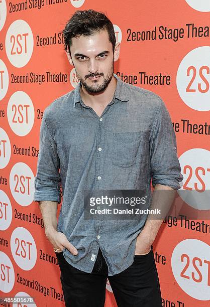 Wesley Taylor attends the Off-Broadway Opening Night of "Whorl Inside A Loop" at Second Stage Theatre on August 27, 2015 in New York City.