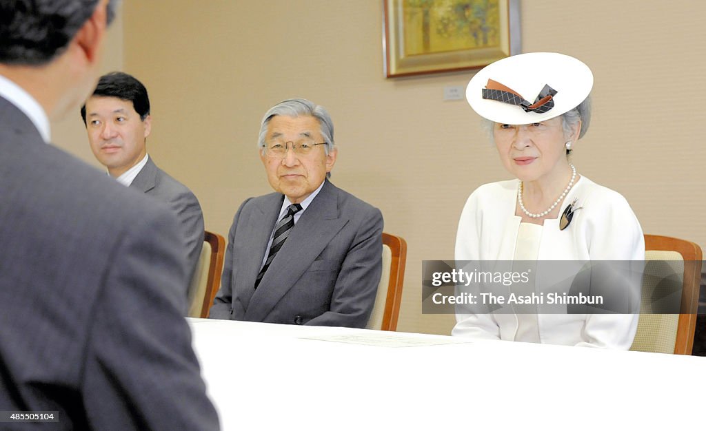 Emperor And Empress Visit Niigata
