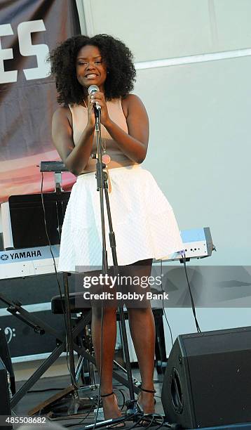 Singer Shanice Williams, who was just picked as the new Dorothy in the upcoming NBC''s 'The Wiz Live' opened for the Aaron Neville Duo at UCPAC...