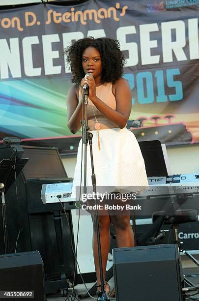 Singer Shanice Williams, who was just picked as the new Dorothy in the upcoming NBC''s 'The Wiz Live' opened for the Aaron Neville Duo at UCPAC...