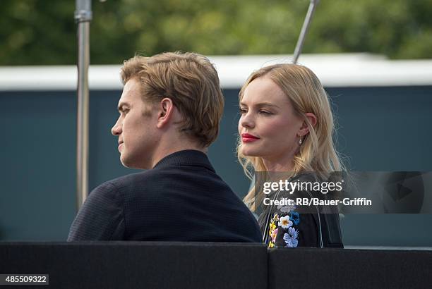 Kate Bosworth and Hayden Christensen are seen on August 27, 2015 in Los Angeles, California.