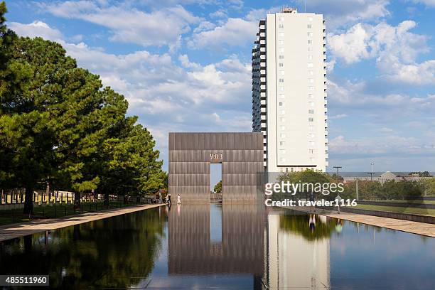 oklahoma city national memorial - the oklahoma city bombing stock pictures, royalty-free photos & images